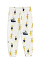 Mini Rodini spodnie dresowe bawełniane dziecięce wzorzyste biały 2363011710