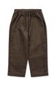 Konges Sløjd pantaloni de bumbac pentru copii KS6136 verde AW24