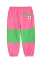Mini Rodini spodnie dresowe dziecięce 2371011528 różowy AW23