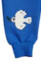 CHLAPEC Dětské bavlněné tepláky Mini Rodini Mini Rodini x Wrangler 2383010760 modrá