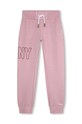 Дитячі бавовняні штани Dkny бавовна фіолетовий D54000.114.150
