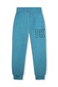 Детские хлопковые штаны Dkny D54000.162.174 бирюзовый AW23