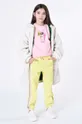żółty Karl Lagerfeld spodnie dresowe dziecięce Dziecięcy