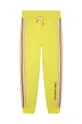 Karl Lagerfeld spodnie dresowe dziecięce żółty