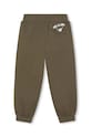 Kenzo Kids spodnie dresowe dziecięce K24335.86.108 zielony AW23