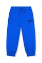Kenzo Kids pantaloni de trening pentru copii tricotaj albastru K24335.114.150