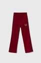 Детские спортивные штаны adidas Originals трикотаж бордо IJ0752