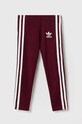 adidas Originals legginsy dziecięce aplikacja bordowy IN4740
