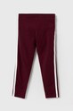 adidas Originals legginsy dziecięce IN4740 bordowy AW23