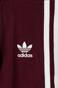 Chłopiec adidas Originals legginsy dziecięce IN4740 bordowy