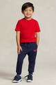 Polo Ralph Lauren spodnie dresowe dziecięce dzianina granatowy 322919520001