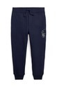 Dětské bavlněné tepláky Polo Ralph Lauren pletenina námořnická modř 322920633001