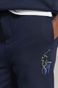 Polo Ralph Lauren spodnie dresowe bawełniane dziecięce 323920633001 granatowy