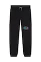 Dkny spodnie dresowe bawełniane dziecięce D54005.102.108 czarny AW23