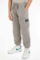 Calvin Klein Jeans spodnie dresowe bawełniane dziecięce bawełna czarny IB0IB01810.9BYX