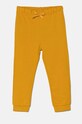 United Colors of Benetton spodnie dresowe bawełniane dziecięce żółty 3J68GF027.P.SEASONAL