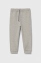 United Colors of Benetton spodnie dresowe bawełniane dziecięce bawełna szary 3J68GF027.P.SEASONAL