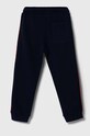 Дитячі бавовняні штани United Colors of Benetton 3J68GF02T.P.SEASONAL темно-синій AW23