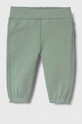 Kojenecké bavlněné tepláky United Colors of Benetton pletenina zelená 3J70AF013.W.SEASONAL