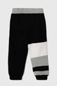 Мальчик Детские хлопковые штаны Sisley 3J68XF011.G.SEASONAL чёрный