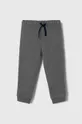 серый Детские хлопковые штаны United Colors of Benetton Детский