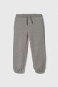 Дитячі спортивні штани United Colors of Benetton трикотаж сірий 3PANGF02Q.P.SEASONAL