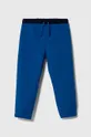 niebieski United Colors of Benetton spodnie dresowe dziecięce Dziecięcy
