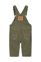 Levi's ogrodniczki niemowlęce 6EJ335 zielony AW23