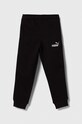 Detské tepláky Puma ESS+ Sweatpants FL cl G pletenina čierna 672114