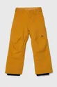 Quiksilver spodnie narciarskie dziecięce ESTATE YTH PT SNPT tkanina żółty EQBTP03051