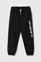 Quiksilver spodnie dresowe dziecięce TRACKPANT OTLR dzianina czarny EQBFB03150