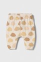 United Colors of Benetton spodnie dresowe niemowlęce 3KE2AF01D.W.SEASONAL beżowy AW23