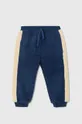 niebieski United Colors of Benetton spodnie dresowe dziecięce Dziecięcy