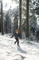 γκρί Παιδικό χειμερινό αθλητικό παντελόνι Jack Wolfskin GLEEL 2L INS PRINT BIB