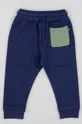 Бавовняні штани для немовлят zippy темно-синій