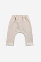 Băieți Bobo Choses pantaloni de trening din bumbac pentru bebeluși 223AB067 bej