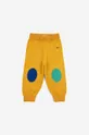Хлопковые штаны для младенцев Bobo Choses жёлтый