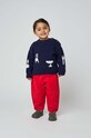Дитячі бавовняні штанці Bobo Choses бавовна червоний 223FB004