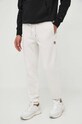 Tommy Hilfiger spodnie dresowe dzianina beżowy MW0MW32059