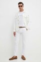 Nohavice Tommy Hilfiger MW0MW26619 biela SS25