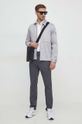 Calvin Klein spodnie K10K110963 szary AW23
