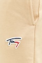 Tommy Jeans spodnie dresowe DM0DM16874 beżowy