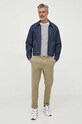 BOSS spodnie 50497787 zielony AW23