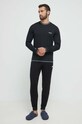 BOSS spodnie dresowe 50496790 czarny AW23