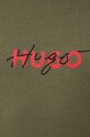 HUGO spodnie bawełniane lounge zielony 50496981