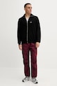HUGO spodnie bawełniane 50493865 bordowy AW25