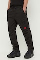 HUGO spodnie bawełniane 50493865 czarny AW25