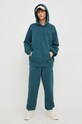 Βαμβακερό παντελόνι Levi's A3782.0024 τιρκουάζ AW23