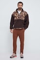 adidas pantaloni de trening IJ6901 maro AW23