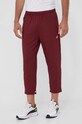 adidas pantaloni drept burgundia HY1289